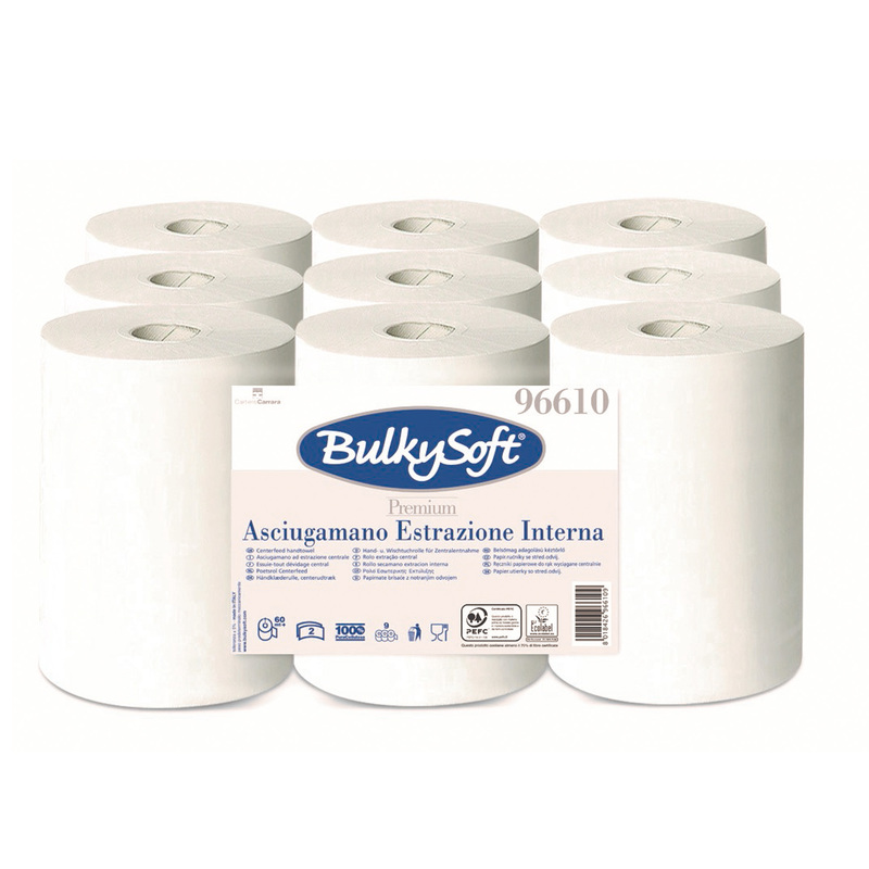 Asciugamani in rotolo MINI Ã13cm - 60mt Premium BulkySoft