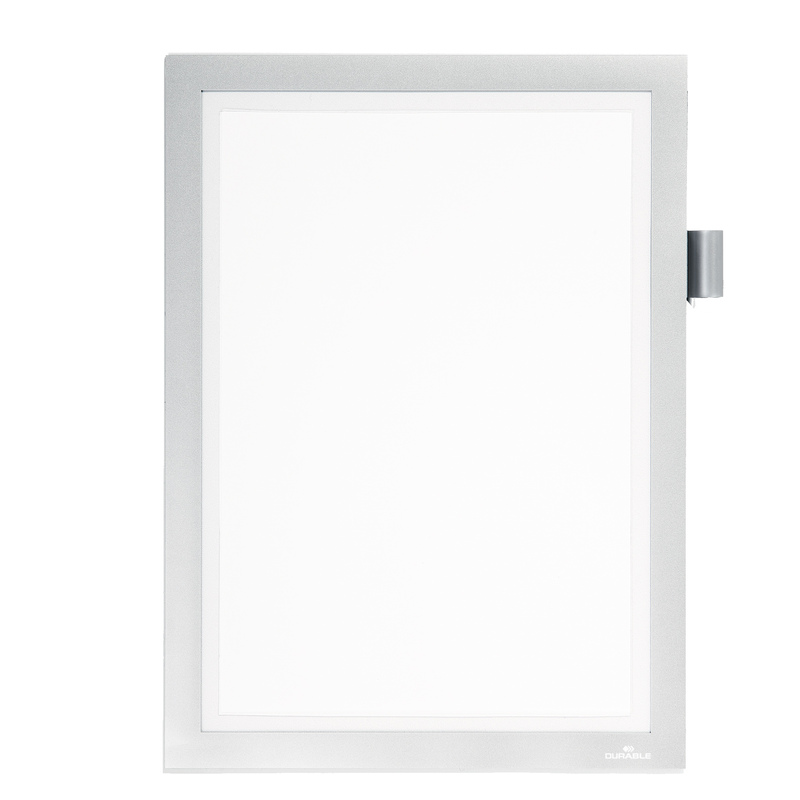 Cornice magnetica DuraframeR Note A4 21X29,7cm argento Durable
