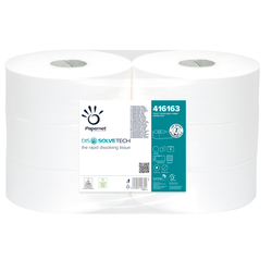 Carta igienica MAXI Jumbo Ã25cm - 500mt Dissolvetech Papernet