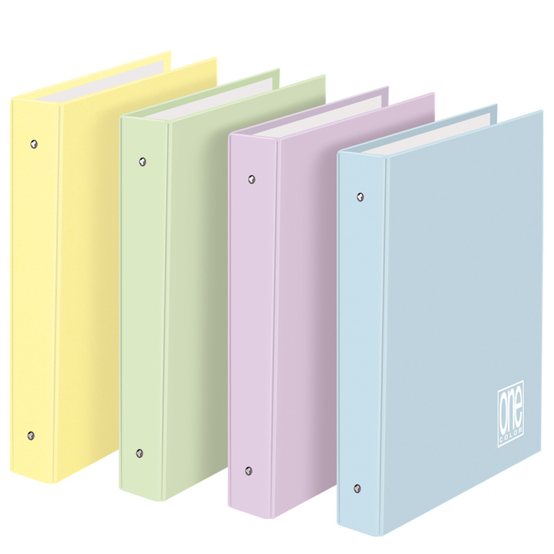Raccoglitore 4 anelli Ã30mm 26X32cm colori ass. Pastel One Color Blasetti