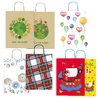 Shopper carta kraft c/manici carta ritorta 36x41x12cm fantasie ass. Rex Sadoch