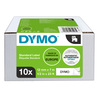 Value Pack 10 Nastri Dymo Tipo D1 (12mmX7mt) nero/bianco S0720530