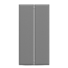 Pannello fonoassorbente 160x40cm Grigio Moody