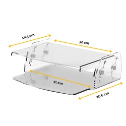 Supporto monitor regolabile Clarity - Fellowes