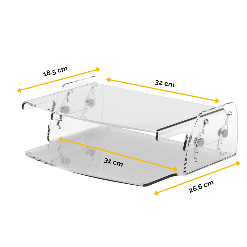 Supporto monitor regolabile Clarity - Fellowes