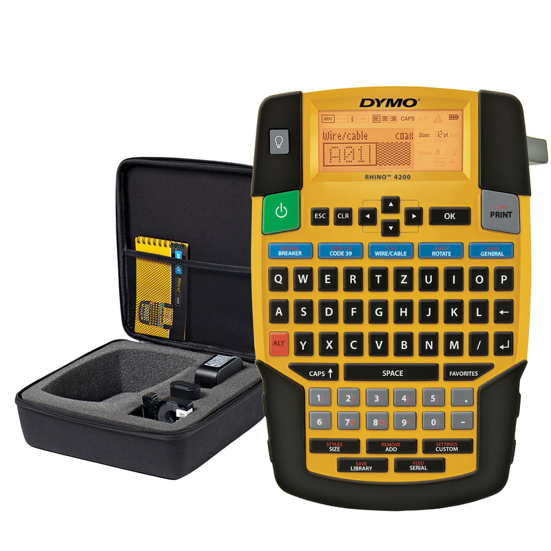 Kit etichettatrice industriale RHINO 4200 DYMO