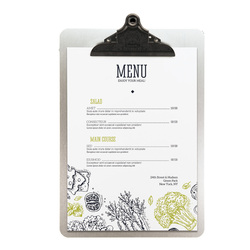 Porta Menu' in metallo A4-33