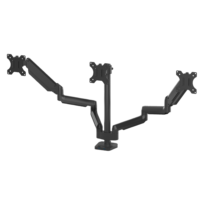 Braccio portamonitor triplo Platinum Series Fellowes