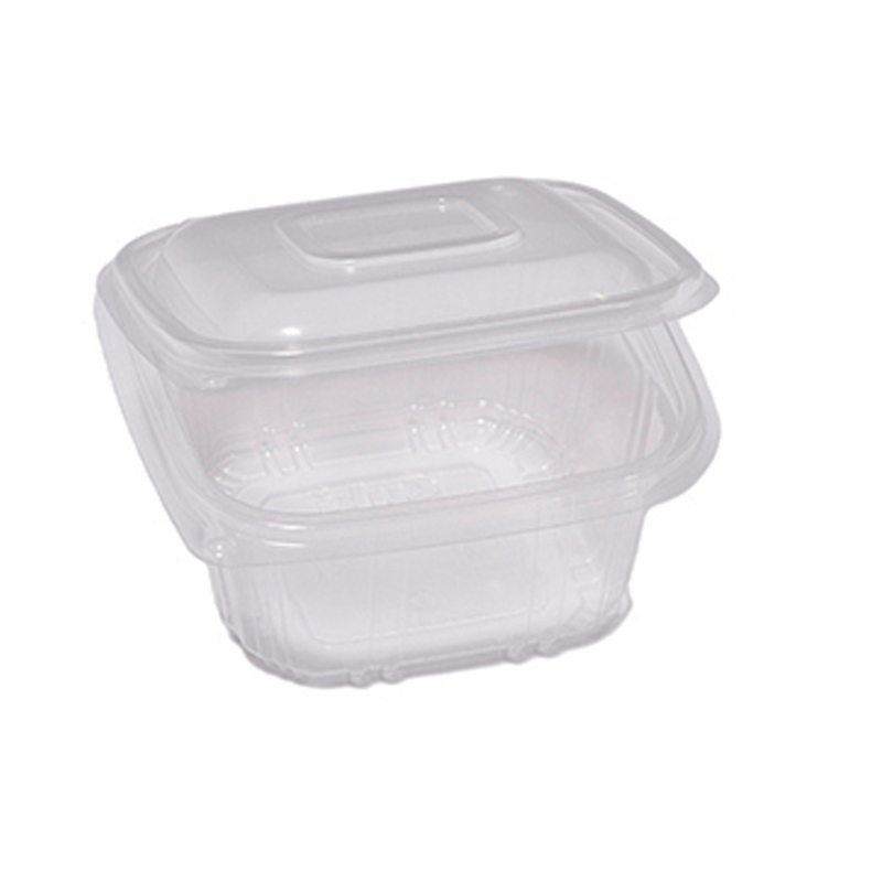 Pack 50 contenitori in PP coperchio incernierato 12x12cm H5