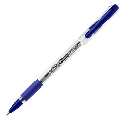 Scatola 30 penne sfera con cappuccio 0.5mm Gelocity Stic blu BICR