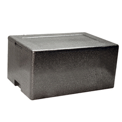 Cassa termica in polipropilene espanso per il trasporto alimenti 61x43cm H28