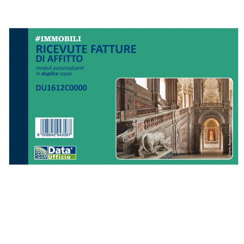 Blocco ricevute/fatture affitto 50/50copie autor. 10x16