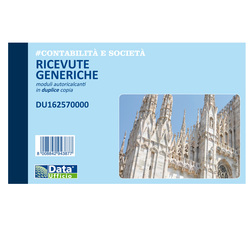 Blocco ricevute generiche 50/50 copie autor. 10x16