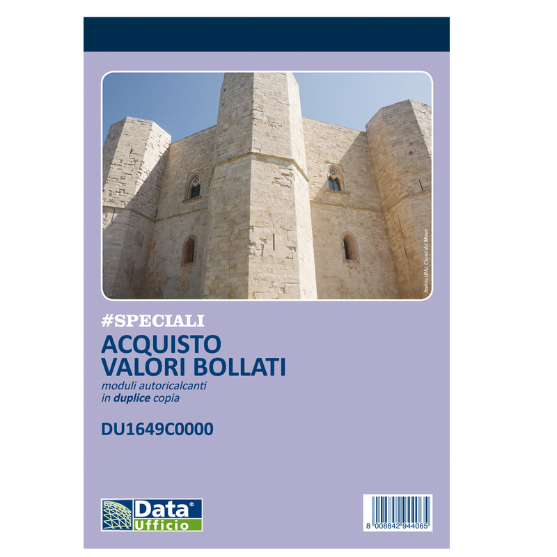 Blocco distinta acquisto carte valori 50/50copie autor. 21