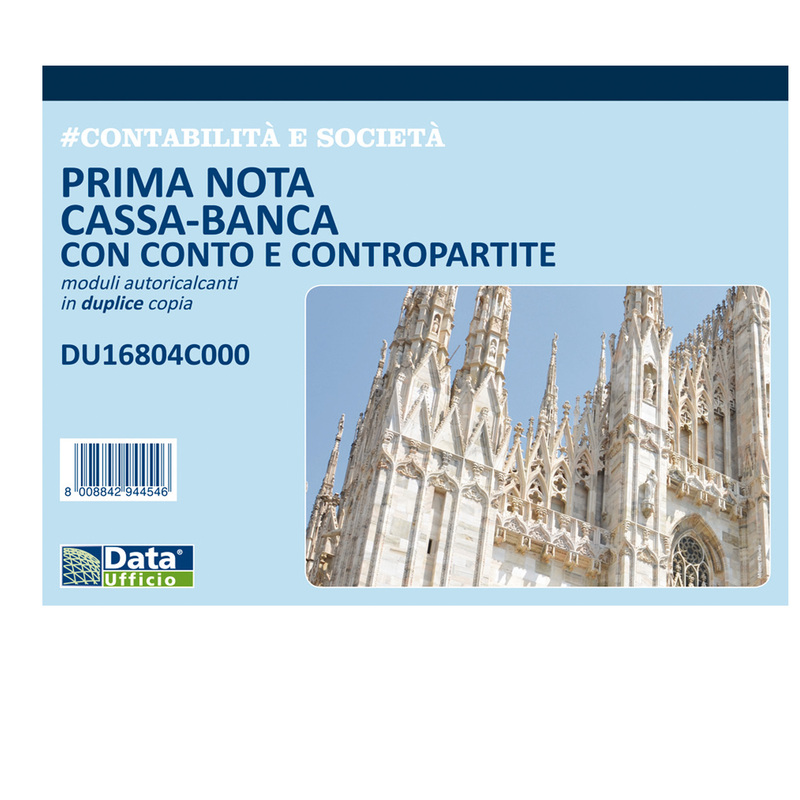 Blocco prima nota cassa 50/50copie autor. 21