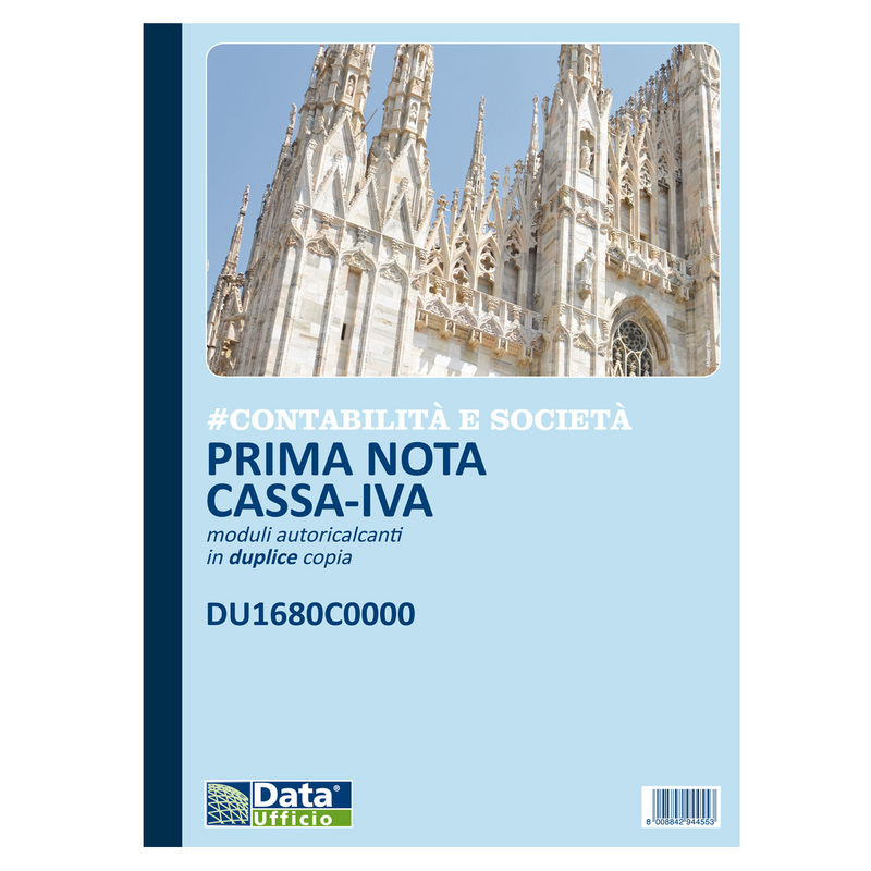Blocco prima nota cassa/iva 50/50copie autor. 29