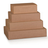 Scatola box per gastronomia d'asporto linea Boite 40x32x12cm avana