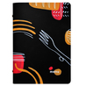 Portamenu' F.to A5 17x23cm Linea Spaghetti - nero