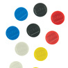 10 Magneti extra-forte Ã38mm colori assortiti Nobo