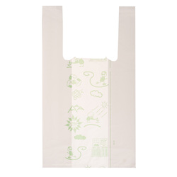 Scatola 500 Shoppers bianchi MINI 15Âµ 22x40CM 6