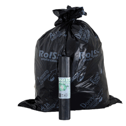 10 Sacchi Nero 72x110cm 110Lt 47mic Rolsac