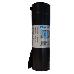 10 Sacchi Nero 80x120cm 150Lt 74mic Rolsac