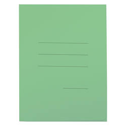 25 cartelline 3L pastello C/stampa rigatura verde CARTEX BLASETTI