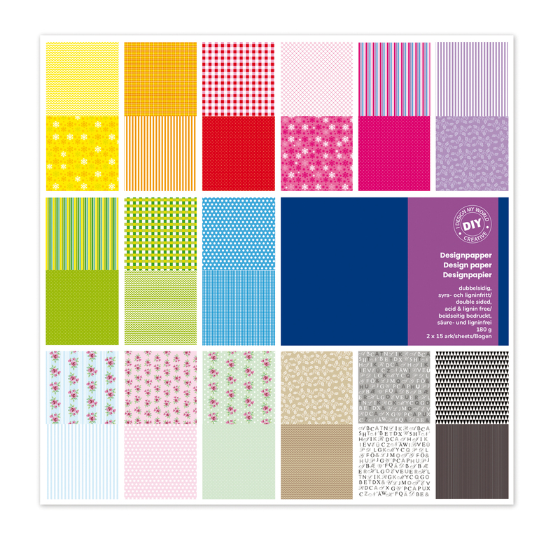 Busta 30 fg carta Scrapbooking 30