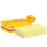 Cf20+4pz blocco 90fg.Post-itR Super Sticky 76x127mm655-SSCY-VP24 giallo Canary