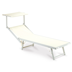 Lettino con copertura beige Ibiza (esaurito estate 2024)