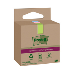 Cf. 3pz blocco 70fg Post-itRSuperSticky Green 47,6x47x6mm 622R-SS3COL pastello