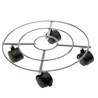 Trolley portavaso in acciaio Ã 30cm