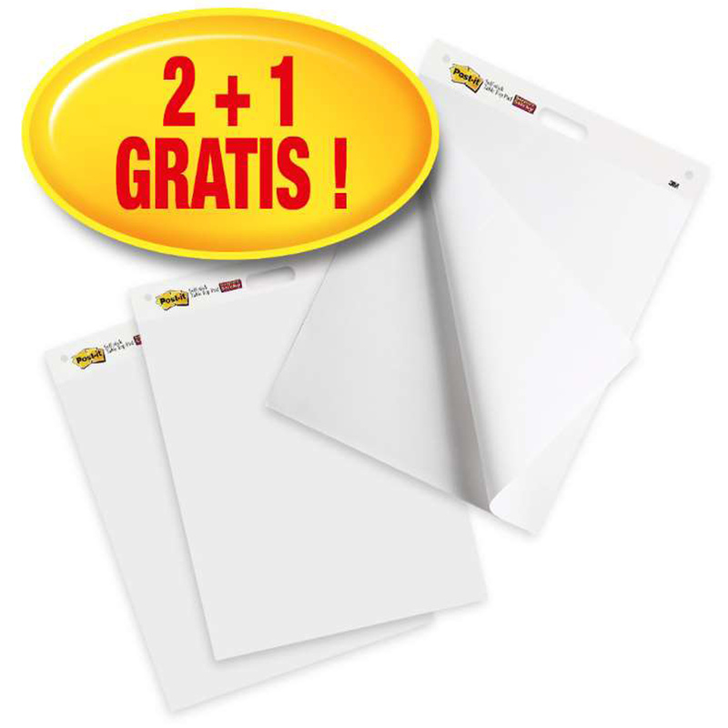 PROMO PACK 2 +1in omaggio lavagna 559P Post-itR Meeting chart