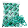 Elastico fettuccia in gomma verde Ã150 T8 in sacchetto da 1KG Lebez