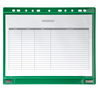Conf. 5 Buste forate per supporti magnetici ad anelli f.to A4 verdi Djois