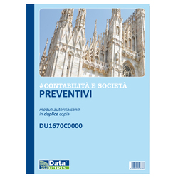 Preventivi e ordinativi per banchetti 50/50 copie autoric. DU1670C0000
