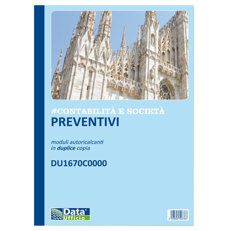 Preventivi e ordinativi per banchetti 50/50 copie autoric. DU1670C0000
