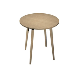 Tavolo alto tondo Ã100xH105cm Rovere/Rovere Woody