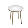 Tavolo alto tondo Ã100xH105cm Rovere/Bianco Woody