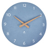 Orologio da parete Ã30cm blu chiaro/legno HorMilena Alba