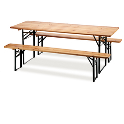 vedi 91686 Set birra pieghevole legno - set 3 elementi