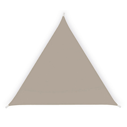 Tenda a vela ombreggiante triangolare 3,6m tortora