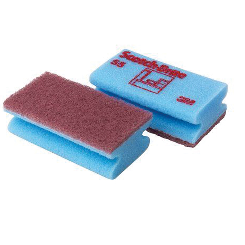 Conf 10 spugne accoppiate blu Scotch-BriteR 55