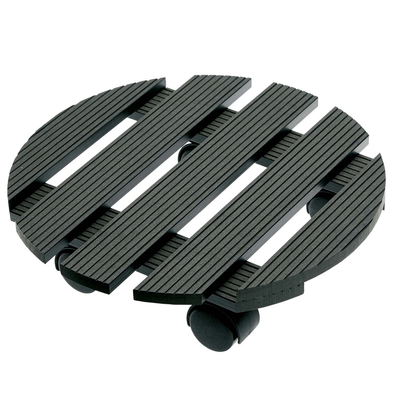 Trolley portavaso in WPC idrorepellente D 30cm