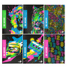 Maxiquaderno A4 36fg+2 100gr rigo di 3a Be More FLUO 2024 BM