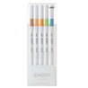 Astuccio 5 fineliner EMOTT tratto 0.4mm colori ass. Nature Uni Mitsubishi