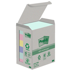 Cf. 6pz blocco 100fg. Post-itÂ® Notes Green 38x51mm 653-1GB NATURAL