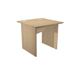 Scrivania operativa fianchi melaminico 80x80cm H73cm Rovere Agora' Basic
