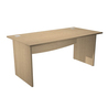 Scrivania operativa fianchi melaminico 160x80cm H73cm rovere Agora' Basic