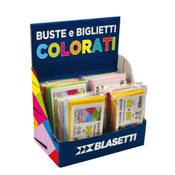 Expo 25 conf. da 10 buste e biglietti formati e colori assortiti Blasetti